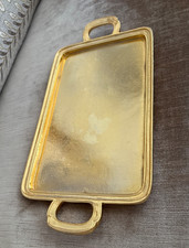 Labrazel Gold Leaf Towel Tray Stunning High End decor picture