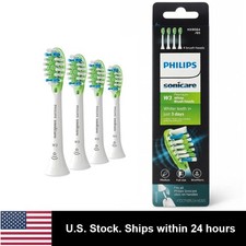 4 Pack Philips Sonicare W3 Premium White Brush Heads For DiamondClean - White picture