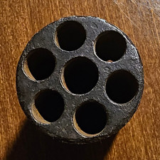 Original Antique Civil War Era .36 Caliber Revolver Cylinder - Remington Manhatt picture