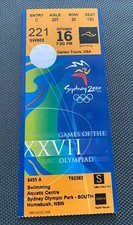 Sydney 2000 Olympics Ticket Stub  - Swimming Sep 16 picture