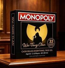 Wu Tang Official Monopoly Board Game Special Mini Edition NEW IN HAND  picture