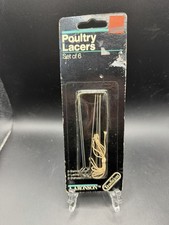 Vintage 1987 A Aronson Poultry Lacers Set of 6 Stainless Pins & Twine  picture