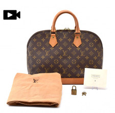 LOUIS VUITTON Monogram Alma PM M51130 Top Handle Handbag Vintage Good Japan picture