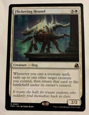 Flickering Hound - MTG Reality Fracture NM picture