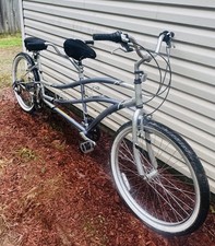 Kent Northwoods Dual Drive Tandem Bicycle - Silver picture