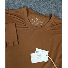 Free Fly Elevate Lightweight Long Sleeve Men XL Russet Brown UPF 25 NWT picture