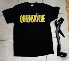 Vintage 1985 Queensryche The Warning Tour T-Shirt + Head Band Size XL USA picture