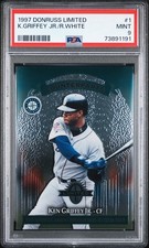 1997 Donruss Limited #1 Ken Griffey Jr. Rondell White PSA 9 Mint ~Pop 27, 23^ picture