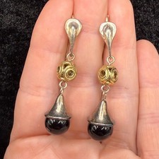 Vintage RLM Studio Sterling Silver Pierced Earrings Estate picture