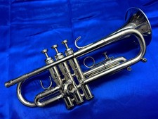 Getzen D Trumpet (300 Series) - Beautiful Silver Plated picture