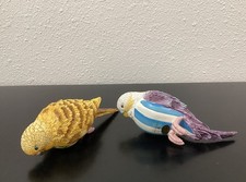 Mackenzie Childs Set of 2 Parakeet Pot Climbers 6
