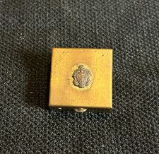 VINTAGE Sigma Alpha Epsilon fraternity small metal crest pin box SAE - OLD picture