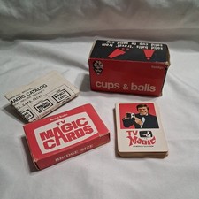 Vintage 1973 TV Mystery Cards - TV Magic Cards - Playing Deck Trick  Magic Set picture