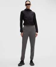Lululemon Adapted State High-Rise Jogger Women Onyx Gray Ankle Zip Pants Size 6 picture