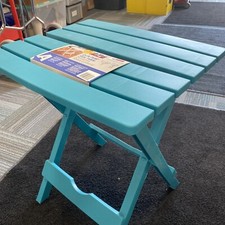 Adams Quik-Fold Side Table-Teal - Seasonal Sale - 4 In The Lot (4 Tables $89) picture