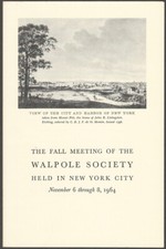 American Antique Collectors Walpole Society Fall Meeting 1964 New York Invite picture
