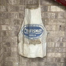 Vintage Craftsman Work Apron Underlined Logo HTF Great Patina picture