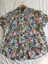 NWT ROBERT GRAHAM THE Heist SHIRT XXL picture