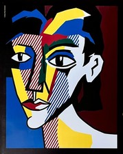 ROY LICHTENSTEIN, 2013 Original Exhibition Poster, Gagosian Paris - 1979 Pop Art picture