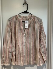 NWT Vanessa Bruno Size 8 Nipoa Blouse Multicolor ($245) picture