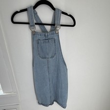 Forever 21 Women's Blue Denim Jumper Dress Size Small picture