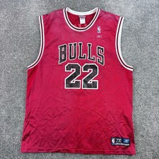 Vintage Jay Williams Chicago Bulls Basketball Jersey Men's 2XL Red #22 Reebok picture