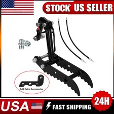 L-Shaped Bracket Hydraulic Thumb Clip For Mini Excavators Attachments 3-Holes picture