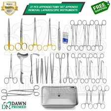 37 Pcs Cesarean Section Instrument Box with Lid Set OB/GYN Surgical Instruments picture