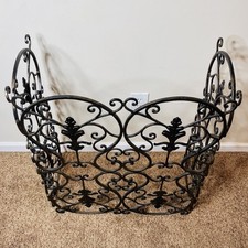 Vintage Cast Iron Antique Spanish Revival Fireplace Screen picture
