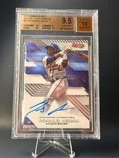 2017 Bowman's Best Ronald Acuña Jr. Best of 2017 Autographs BGS 9.5/10 picture
