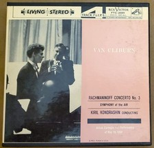Van Cliburn/Kondrashin RACHMANINOFF Concerto No.3 - RCA Reel Tape 7.5IP FTC-2001 picture