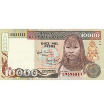 Colombia 10,000 Pesos, 1994, P-437A.2, UNC, Commemorative picture