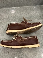 Sperry Top-Sider  2-Eye Boat Shoe Men's size 8M Dark Brown picture