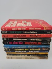MICKEY SPILLANE Vintage Lot of 11 Mystery Paperback PB Books picture