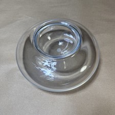 Vintage Baccarat Crystal Vesuve Caviar Server 2 Piece Chiller  picture