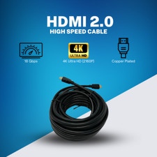 4K 2.0 HDMI Cable Ethernet 4K x 2K High Speed 3D HDTV - 12, 15, 20, 25, 35 Ft picture