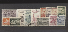 Poland Vintage Collection   13  Different  Older Used Polish AIRMAIL STAMPS picture
