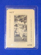 2005 Donruss Throwback Threads Rickey Henderson Polo Grounds #13/55 RARE NM-M picture