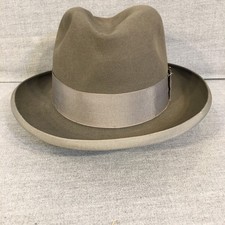 Vintage Borsalino Homburg Style Fedora Hat, Punti Size 5, US 7 1/8 picture
