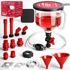22-Piece No-Spill Coolant Filling Funnel Kit and Siphon Hose Pump, Radiator picture
