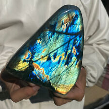 2.5lb Natural Labradorite Quartz Crystal Display Mineral Specimen Healing picture