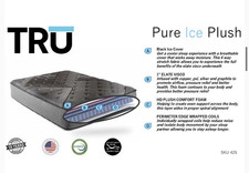 TRU Pure Ice Plush Queen Hybrid Mattress, Cooling, Edge Support, Adjustable picture