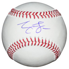 GEORGE LOMBARD JR SIGNED NEW YORK YANKEES RAWLINGS OFFICIAL MLB BASEBALL BECKETT picture