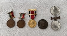 1902 KING EDWARD VII MEDAL & 1911 King George Medal Coronation 3 LCC Kings Medal picture