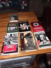 Wow lot of rare vintage World War II nazi books  collection Must See History picture