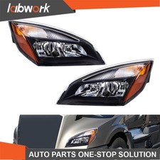 Labwork For Cascadia 2018 - 2023 Headlight With Bulb Pair Left And Right Side picture