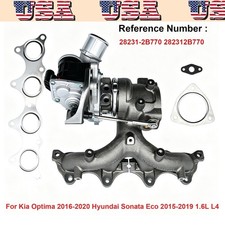 New For Hyundai Sonata Eco 15-19 Kia Optima 16-20 1.6L L4 Turbo Turbocharger USA picture
