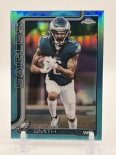  DeVonta Smith 2025 Topps Chrome Aqua Refractor #244 Eagles /299 picture