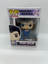 Roger Taylor Signed Funko Pop Duran Duran Drummer #128 ACOA picture