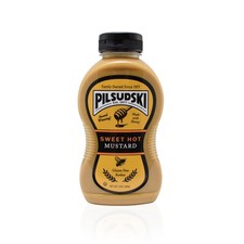 Pilsudski Sweet Hot Mustard with Honey 12 oz squeeze - Ultimate Dipping Mustard picture